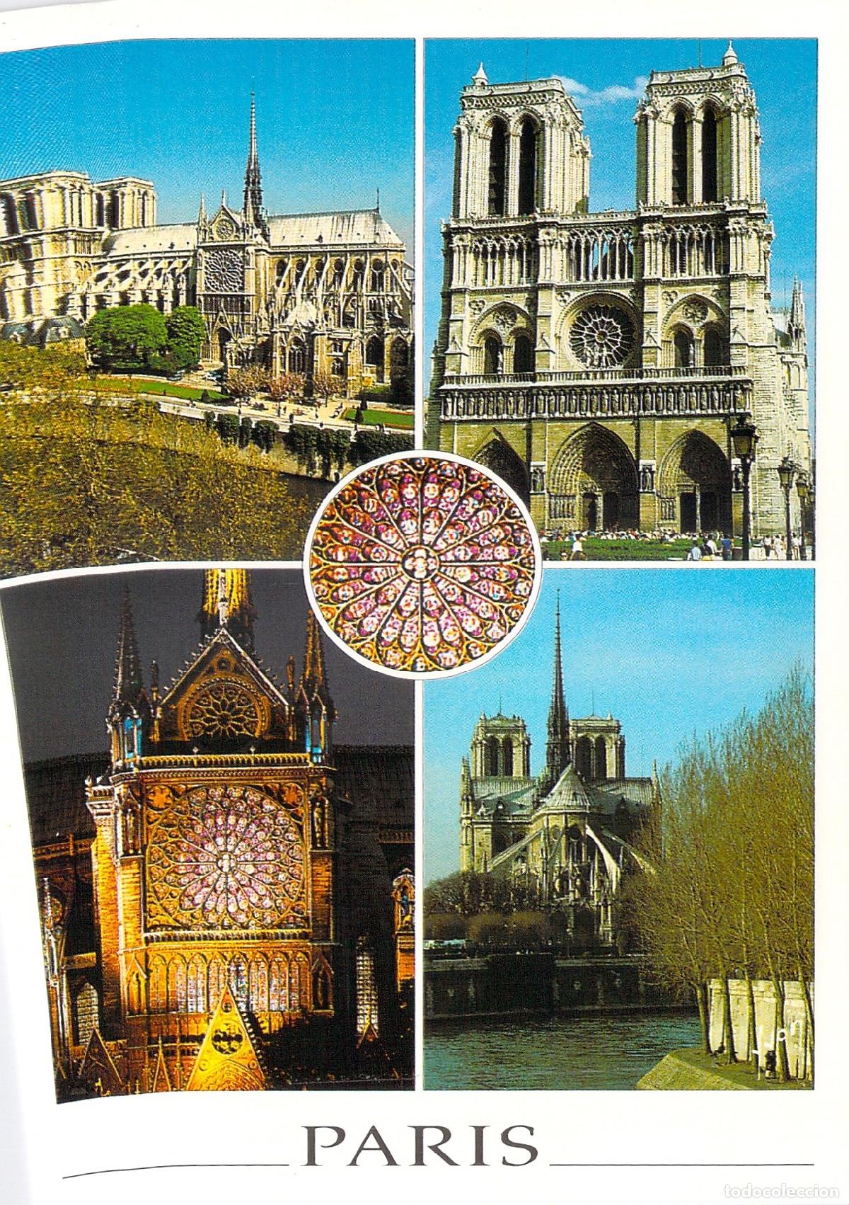 Postales: Postal de la Catedral de Notre-Dame en Par&iacute;s