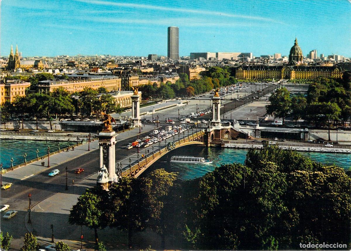 Postales: Postal de Par&iacute;s: Puente Alejandro III y la Explanada de los Inv&aacute;lidos