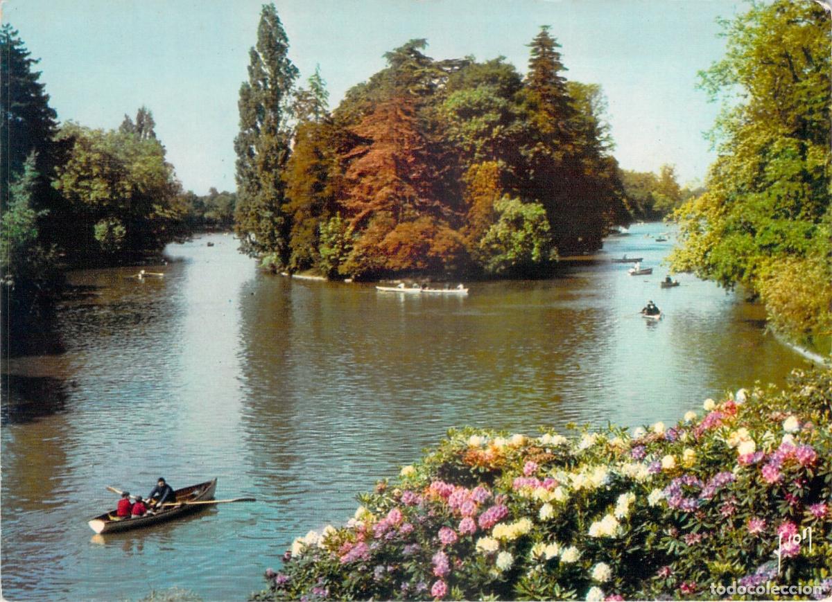 Postales: Postal de Par&iacute;s: El lago del Bois de Boulogne