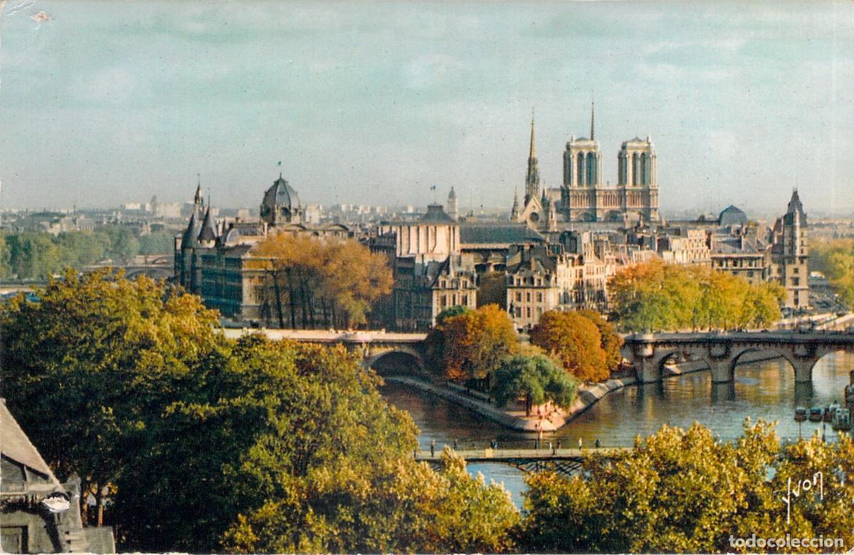 Postcards: Postal de Paris Panorama de la Catedral de Notre-Dame