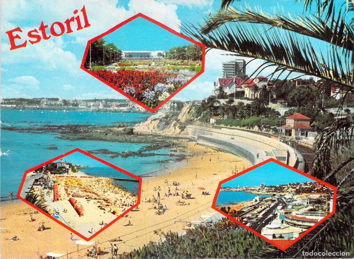 Postales: Postal de Estoril, Costa do Sol en Portugal, vista costera