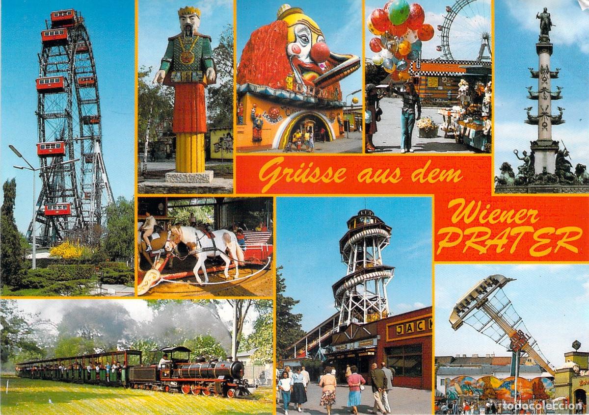 Postales: Postal de Viena Wiener Prater Austria Parque de Atracciones