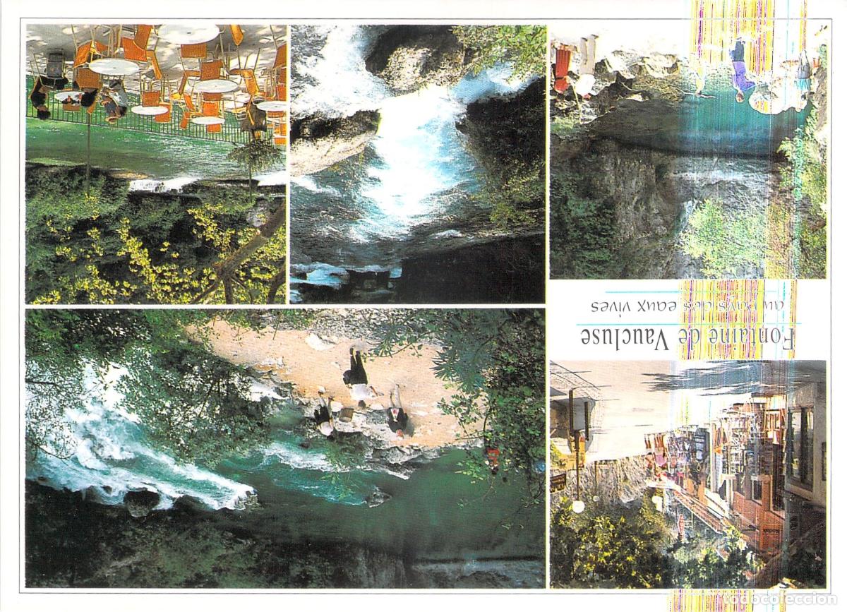 Postales: Postal de Fontaine-de-Vaucluse Paisajes Naturales de Francia