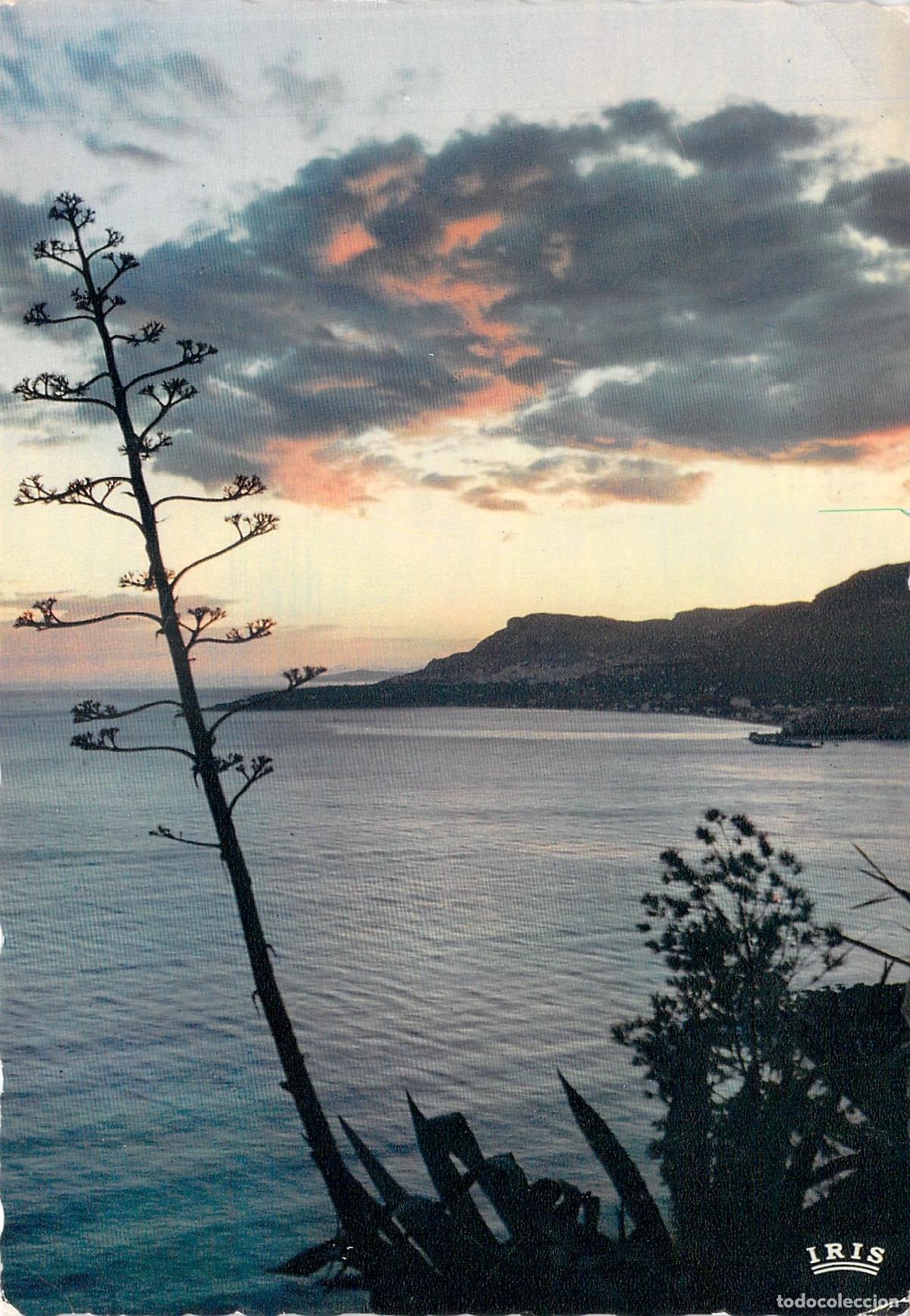 Postales: Postal de atardecer en la Costa Azul, Riviera Francesa