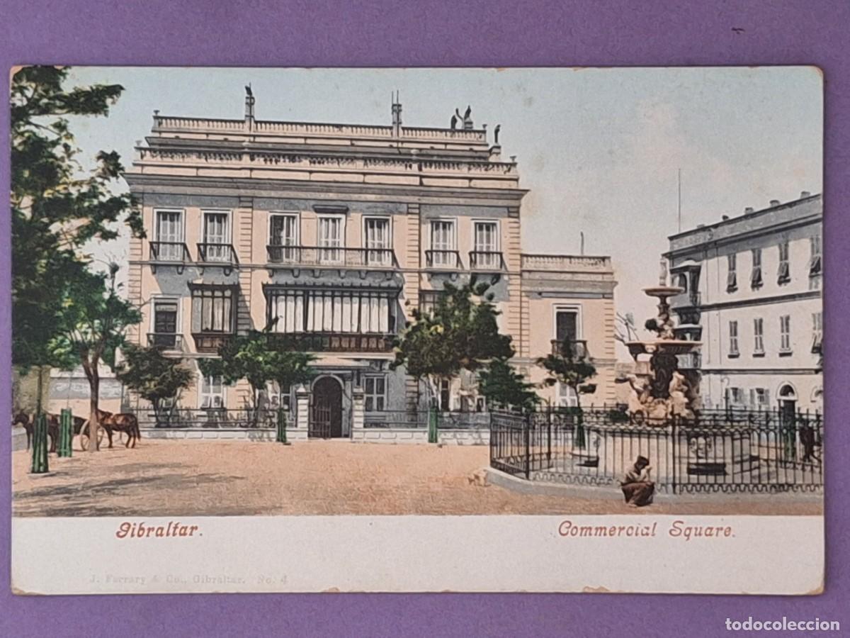 Postales: TARJETA POSTAL GIBRALTAR COMMERCIAL SQUARE T 523