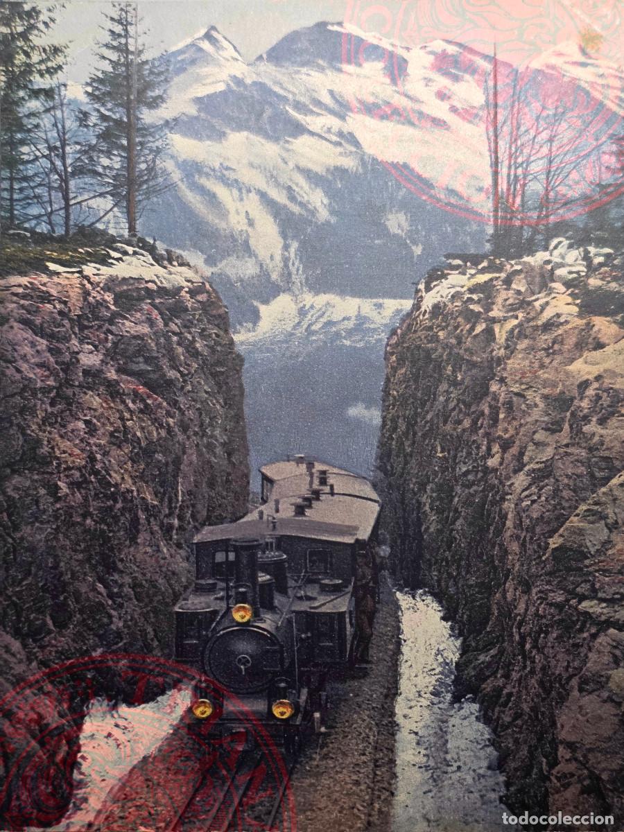 Postales: POSTAL SUIZA, 788 BR&Uuml;NIGBAHN - PASSH&Ouml;HE. EDITION PHOTOGLOB, Z&Uuml;RICH
