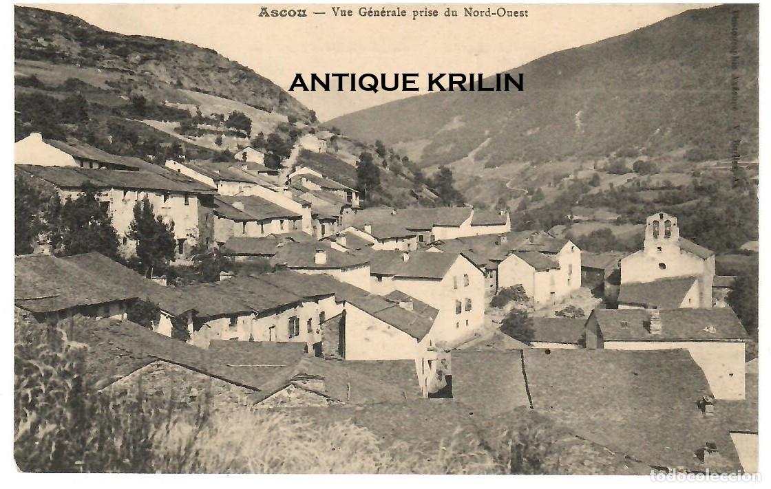 Postales: FRANCE / ASCOU / VU&Eacute; GENERALE PRISE DU NORD-OUEST / SIN FRANQUEAR