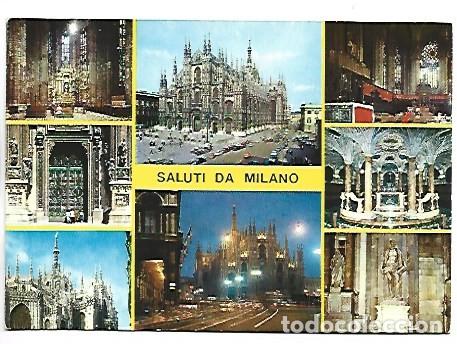 Postales: SALUTI DA MILANO / ITALIA