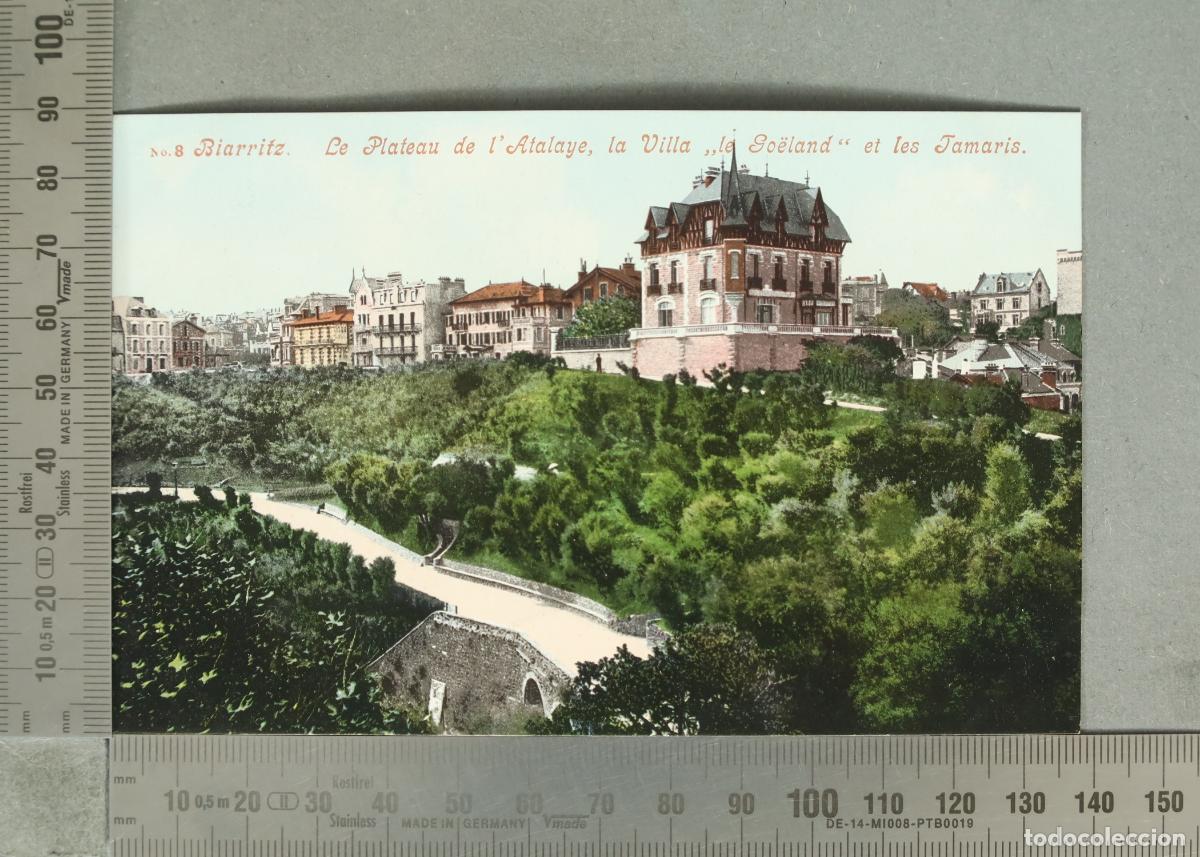 Postales: POSTAL. Biarritz - Le Plateau de l'Atalaye, la Villa &bdquo;le Go&euml;land&ldquo; et les Tamaris