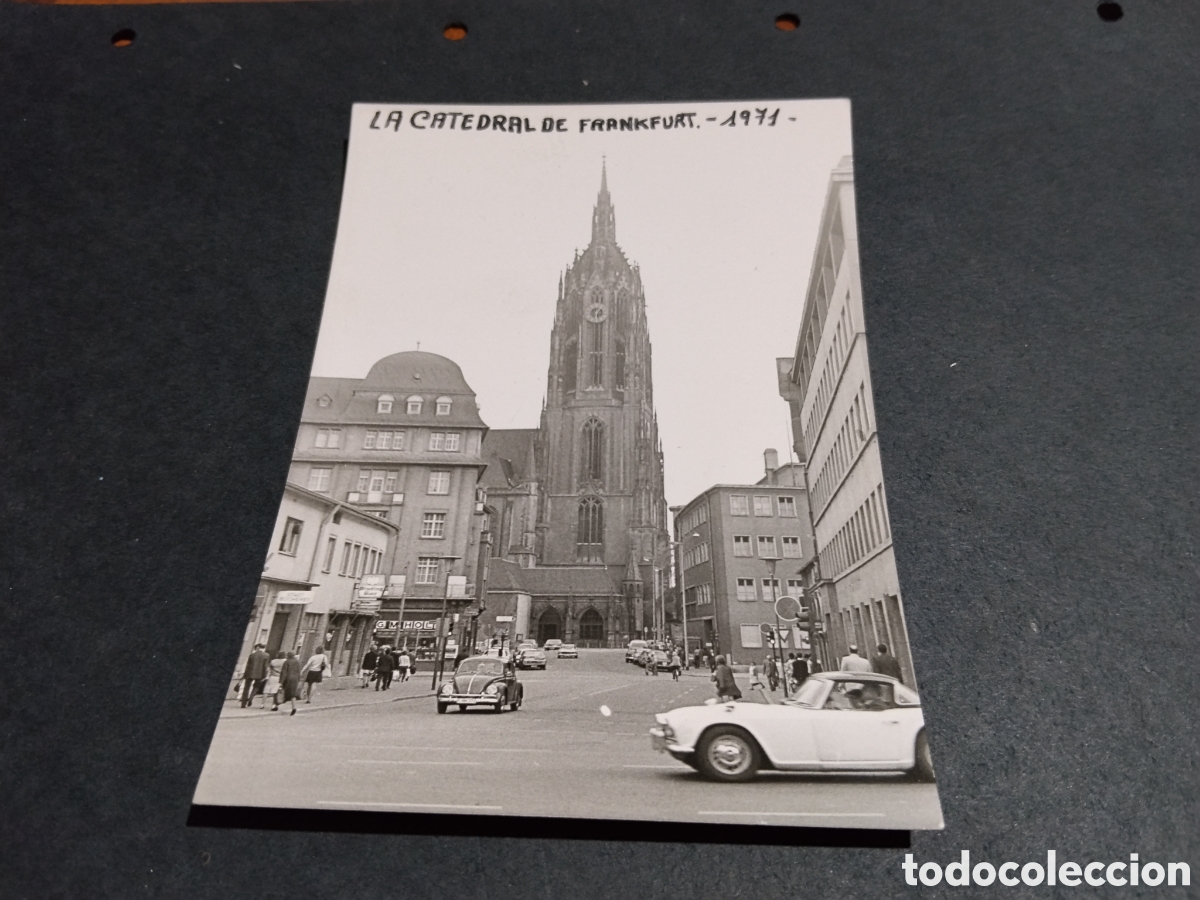 Postales: Postal catedral de Frankfurt 1971