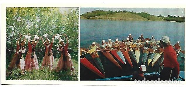 Postales: CONJUNTO FOLKLORICO - EMBALSE DE KENGIR.- JEZKAZGAN / KAZAGHSTAN