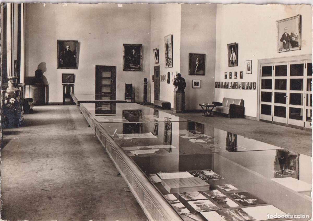 Postales: SUIZA, GINEBRA, PALACIO DE LAS NACIONES, BIBLIOTECA - S/C