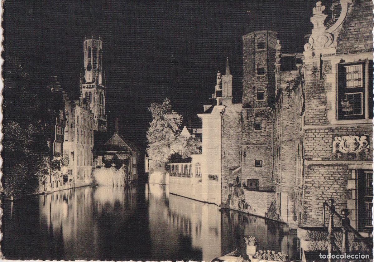 Postales: BELGICA, BRUJAS, MUELLE DEL ROSARIO - NELS - S/C