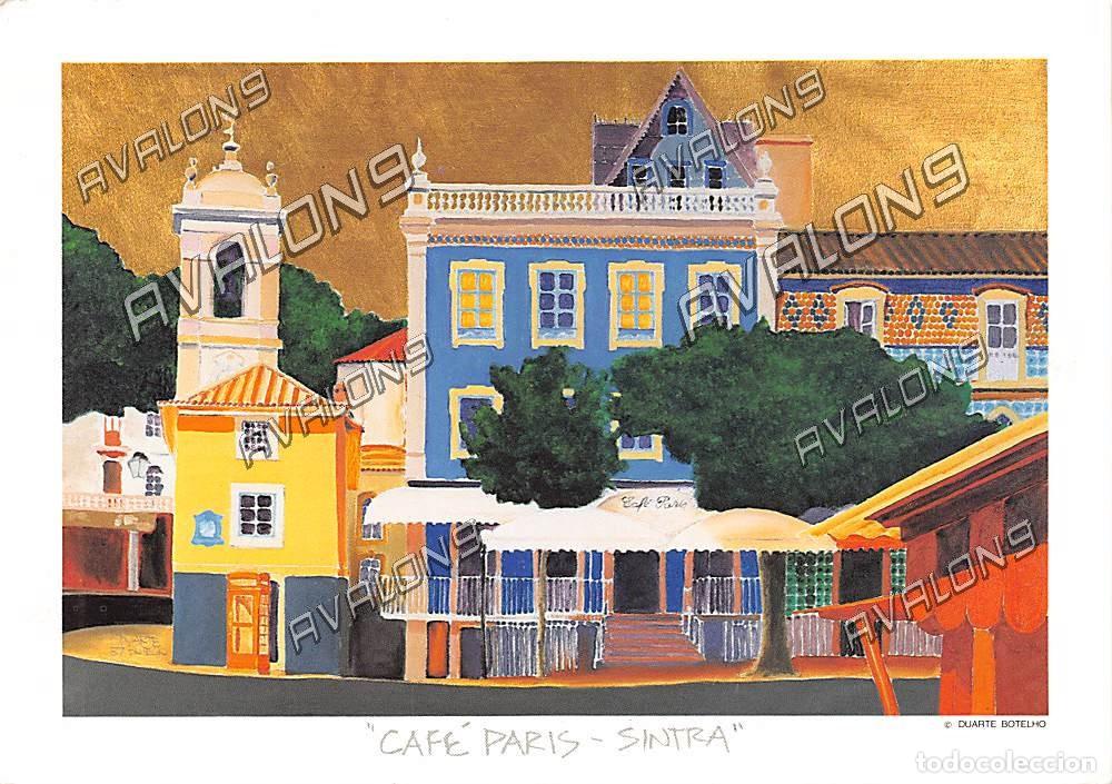 Postales: Caf&eacute; Par&iacute;s en Sintra (Portugal) - Sin Circular - 1987