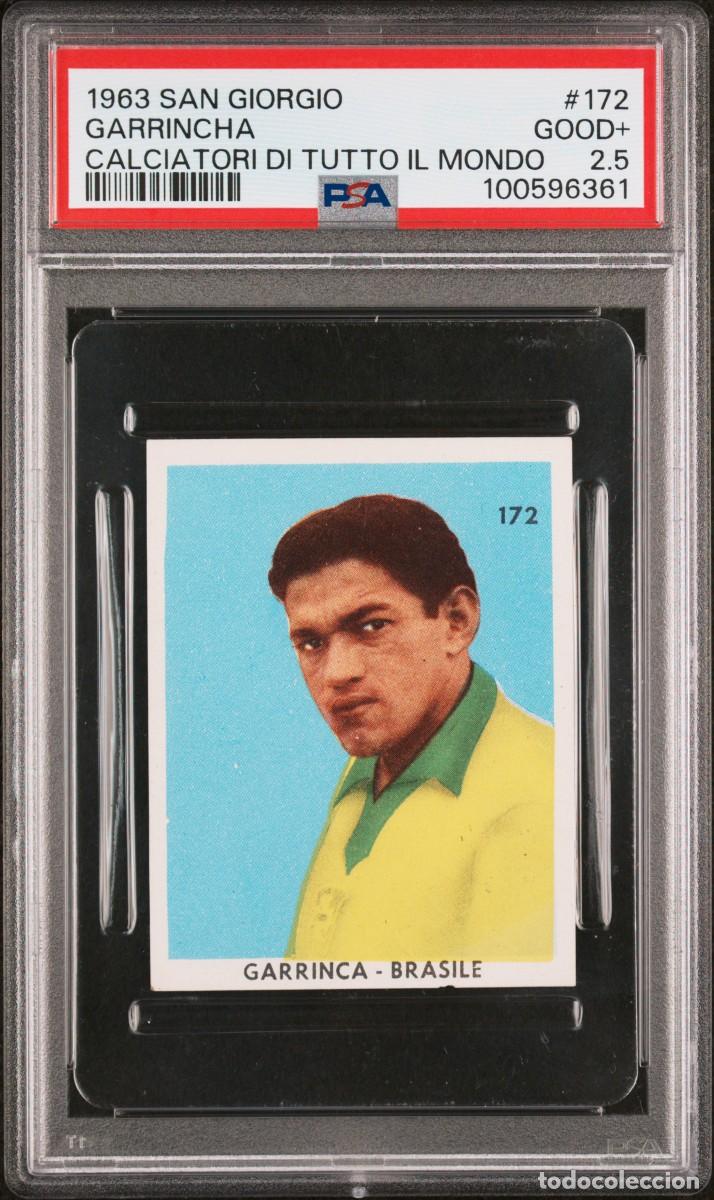 Postales: Garrincha #172 Brasil San Giorgio Calciatori DI Tutto Il Mondo 1963 Psa 2.5