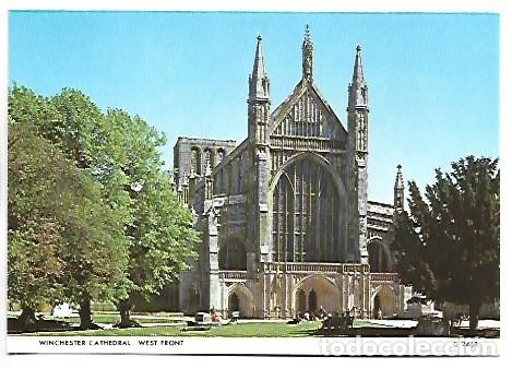 Postales: WINCHESTER CATHEDRAL.- WEST FRONT.- HAMPSHIRE / INGLATERRA