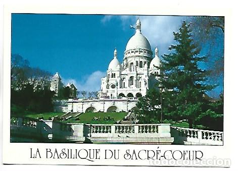 Postales: LA BASILIQUE DU SACRE-COEUR DE MONTMARTRE, VUE DEPUIS LE SQUARE WILETTE.- PARIS