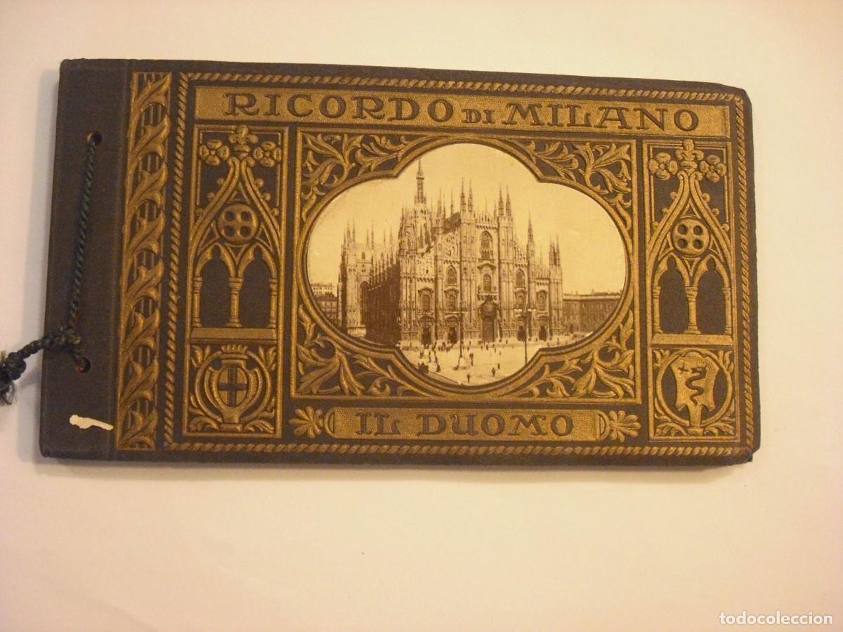 Cartoline: RICORDO DI MILANO . IL DUOMO, ANTIGUO BLOCK CON 18 POSTALES, SERIE 208