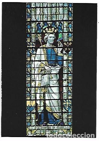 Postales: ST. EDWARD THE CONFESSOR, THE FOUNDER, WINDOW BY SIR NINIAN COMPER.- WESTMINSTER ABBEY / REINO UNIDO