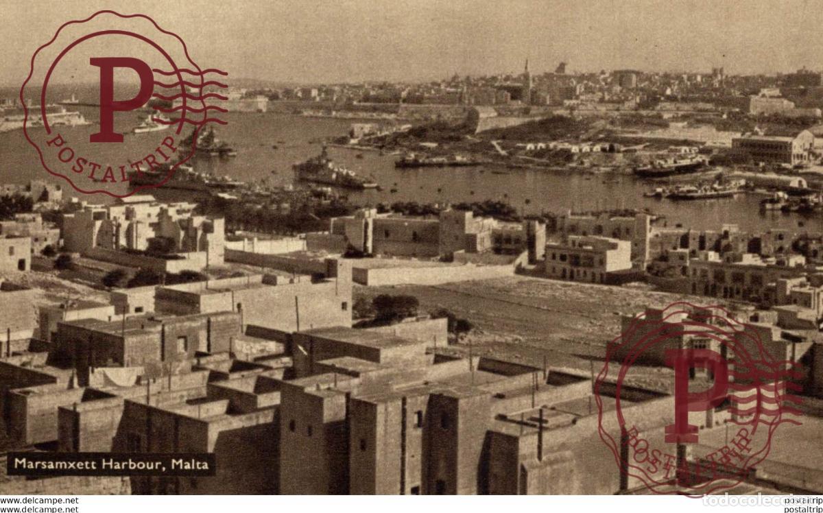 Postales: MARSAMXETT HARBOUR. MALTA.