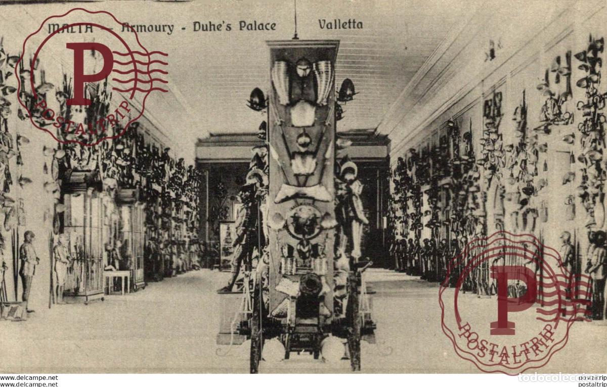 Postales: MALTA, ARMOURY, DUHES PALACE. MALTA.