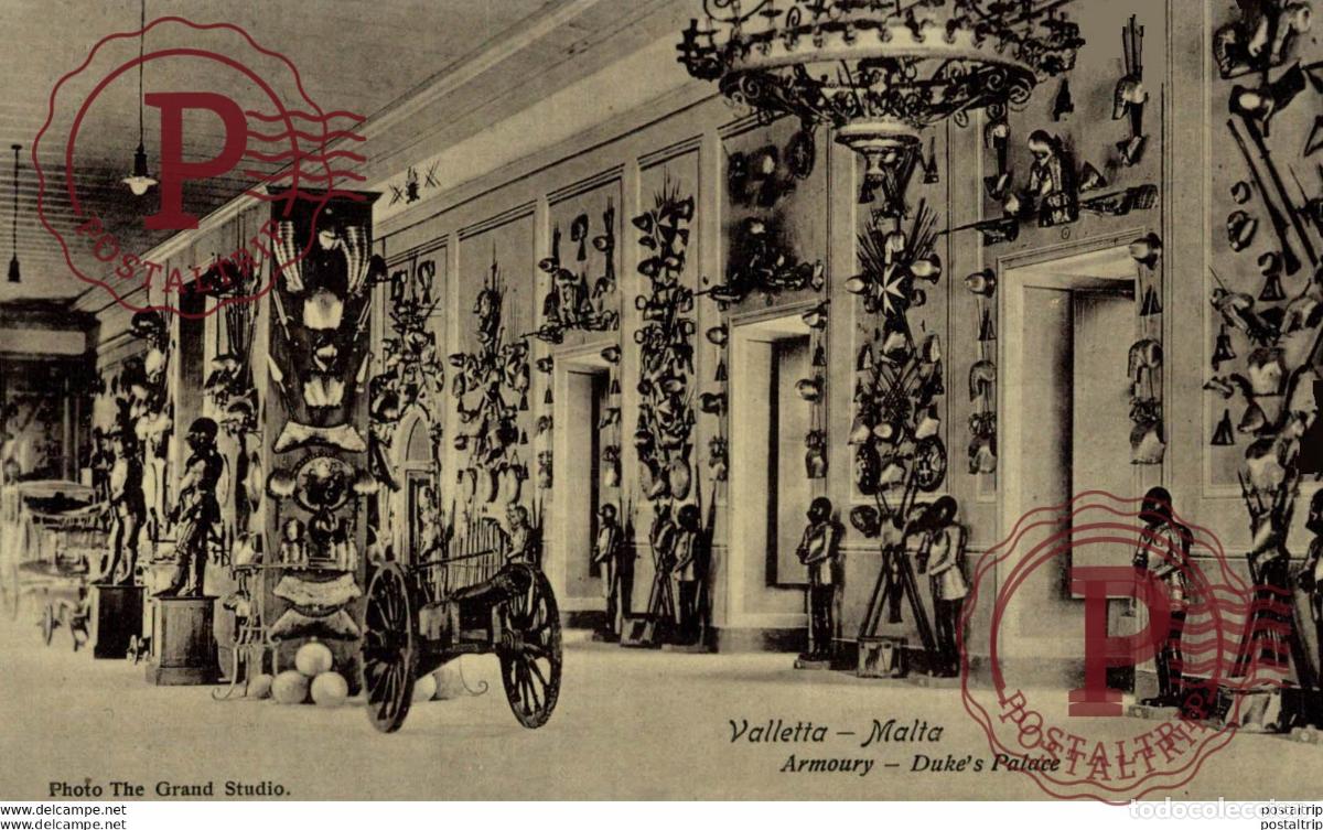 Postales: VALLETTA, MALTA. ARMOURY, DUKES PALACE. MALTA.