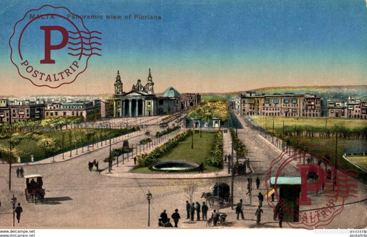 Postales: MALTA, PANORAMIC WIEW OF FLORIANA. MALTA.