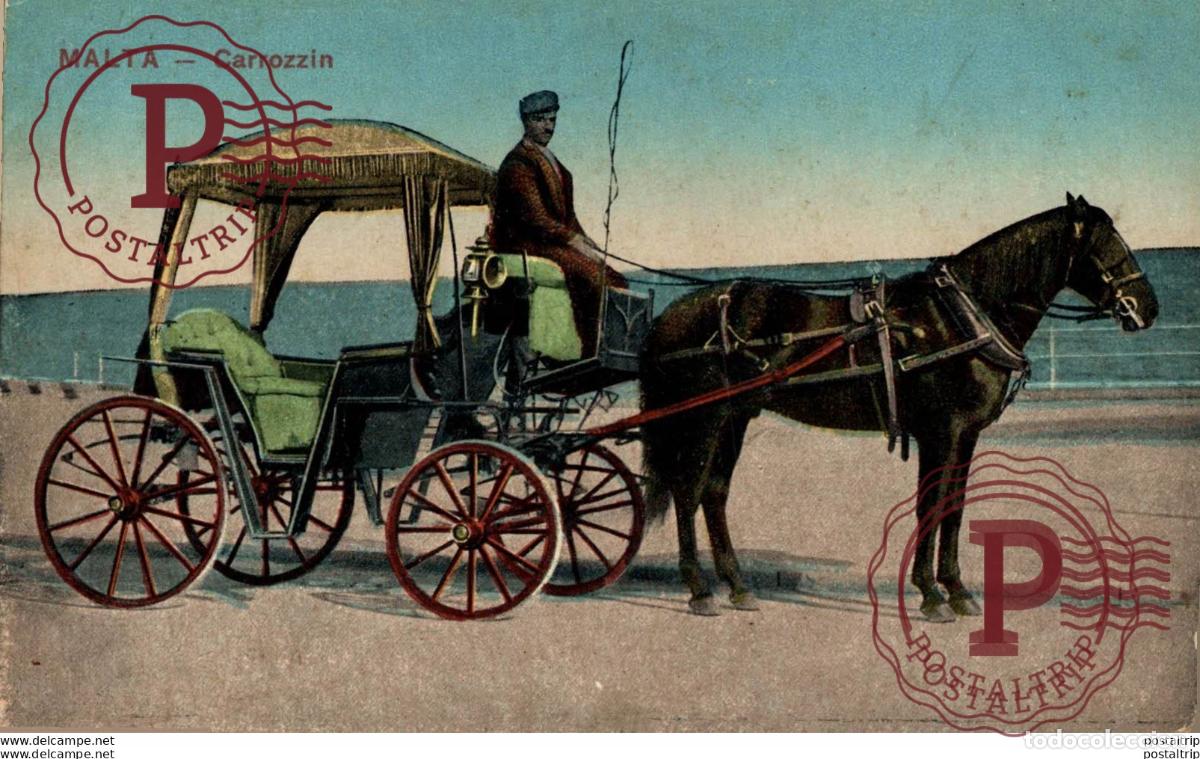 Postales: MALTA, CARROZZIN. MALTA.