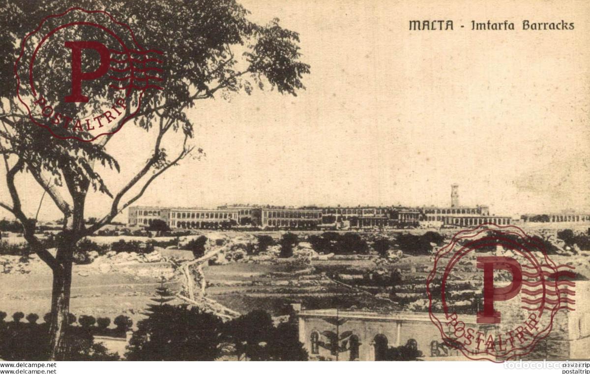 Postales: MALTA, IMTARFA BARRACKS. MALTA.