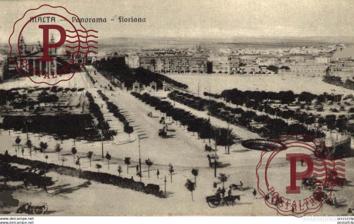 Postales: MALTA, PANORAMA, FLORIANA. MALTA.