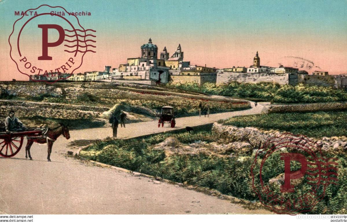 Postkarten: MALTA, CITT&Agrave; VECCHIA. MALTA.