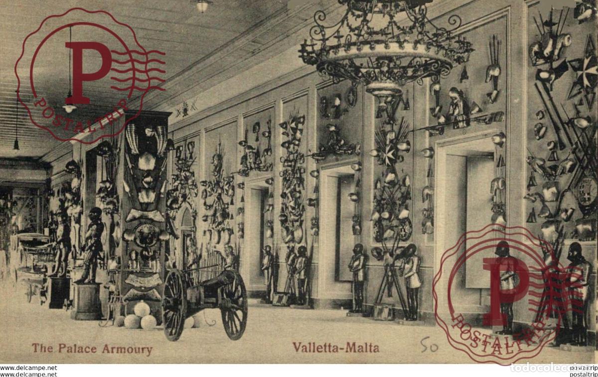 Postkarten: VALLETTA, MALTA: THE PALACE ARMOURY. MALTA.