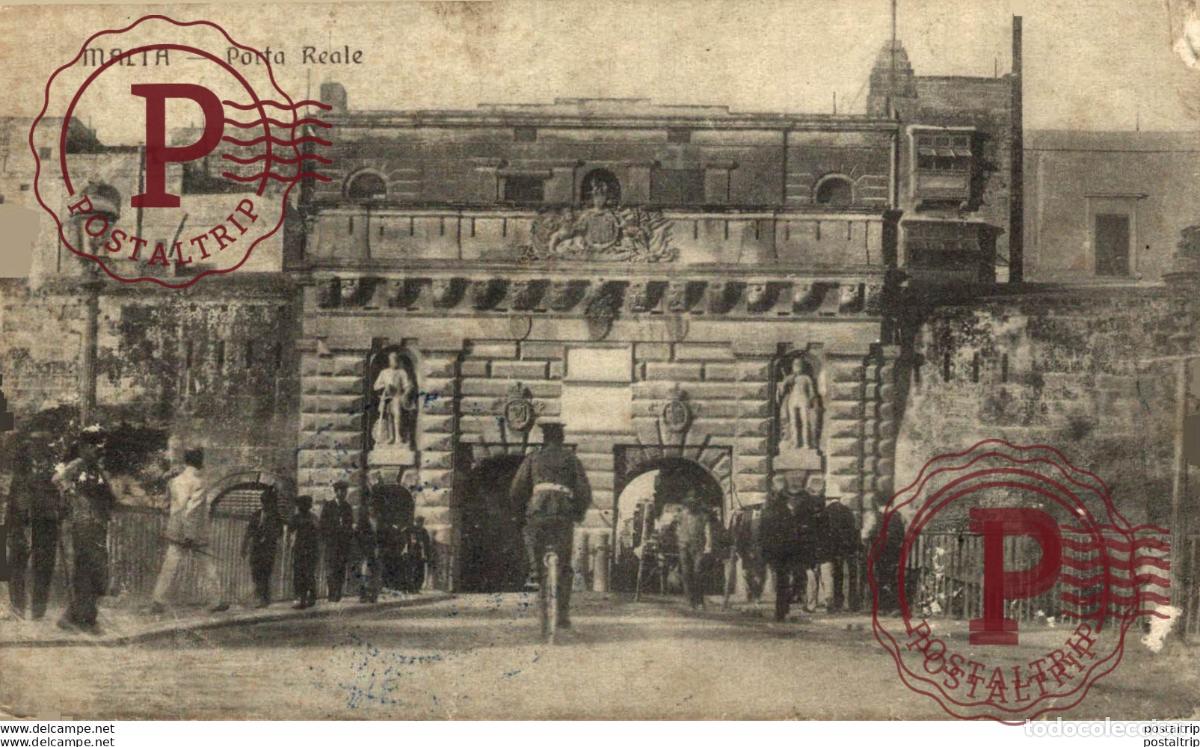 Postkarten: MALTA, PORTA REAL. MALTA.