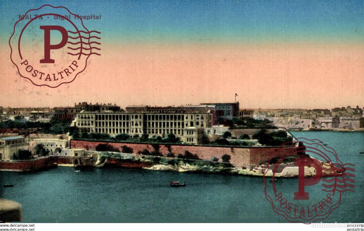 Postkarten: MALTA, BIGHI HOSPITAL. MALTA.