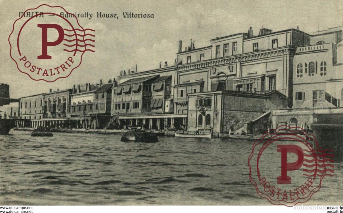 Postcards: MALTA, ADMIRALTY HOUSE, VITTORIOSA. MALTA.