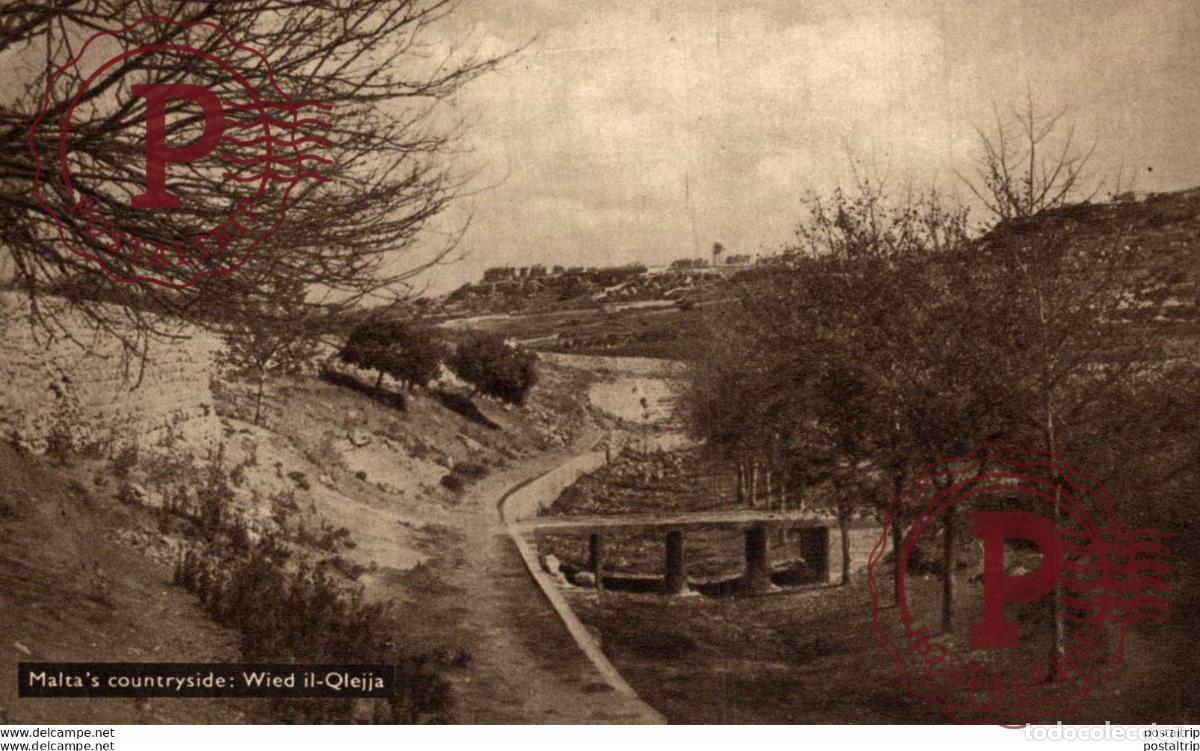Postales: MALTAS COUNTRYSIDE: WIED IL-QLEJJA. MALTA.