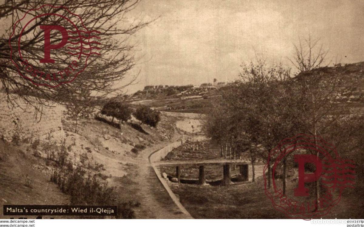 Postales: MALTAS COUNTRYSIDE: WIED IL-QLEJJA. MALTA.