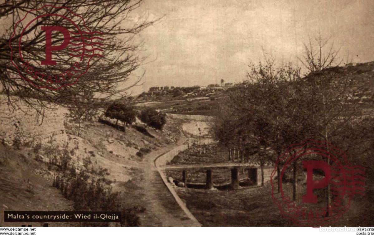 Postales: MALTAS COUNTRYSIDE: WIED IL-QLEJJA. MALTA.