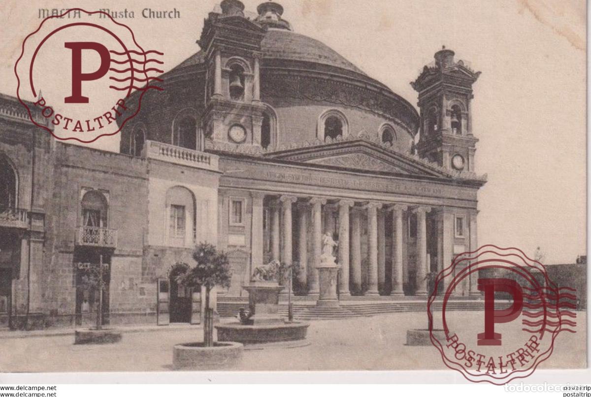 Postales: MALTA, MUSTA CHURCH. MALTA.