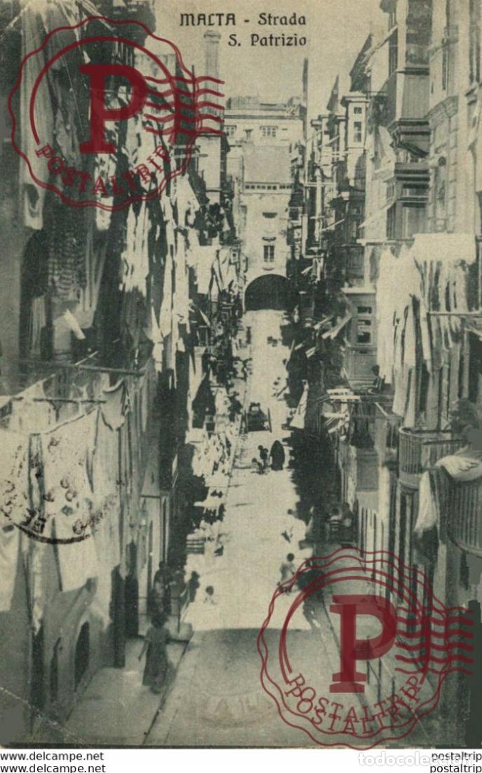 Postales: MALTA, STRADA S. PATRIZIO. MALTA.