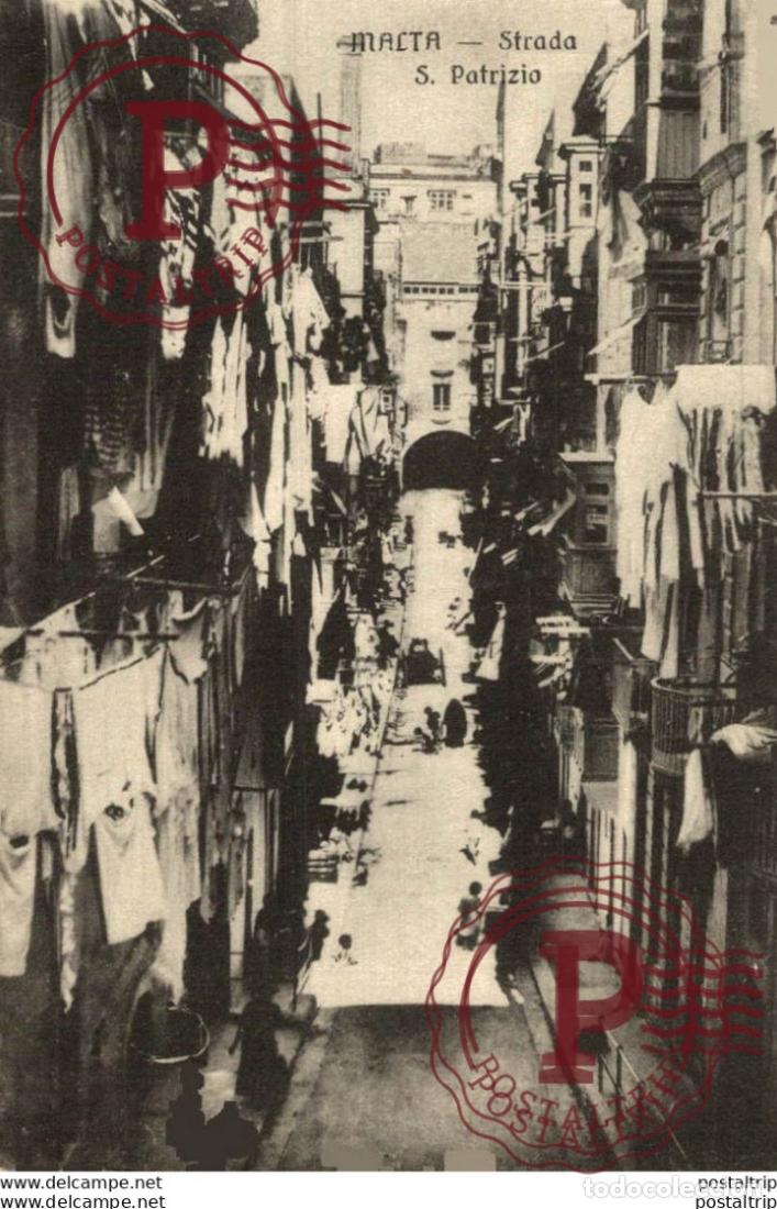 Postales: MALTA, STRADA S. PATRIZIO. MALTA.