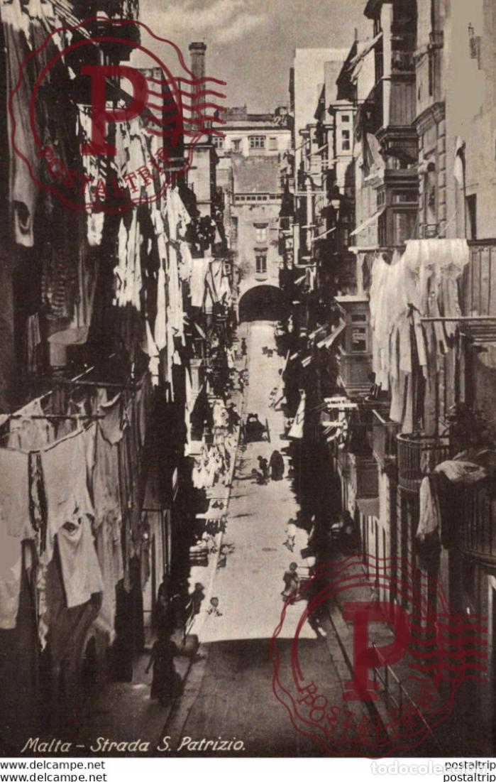 Postales: MALTA, STRADA S. PATRIZIO. MALTA.