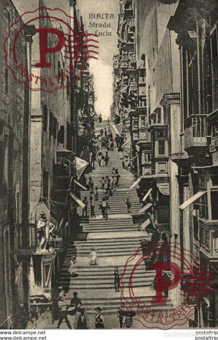 Postales: MALTA, STRADA S. LUCIA. MALTA.