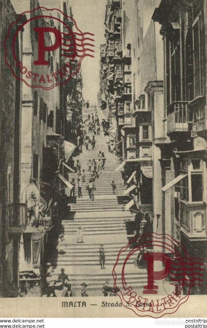 Postales: STRADA SANTA LUCIA. MALTA.