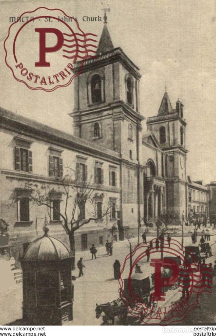 Postales: MALTA, ST. JOHNS CHURCH MALTA.