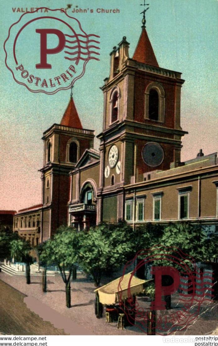Postales: VALLETTA, ST. JOHNS CHURCH. MALTA.