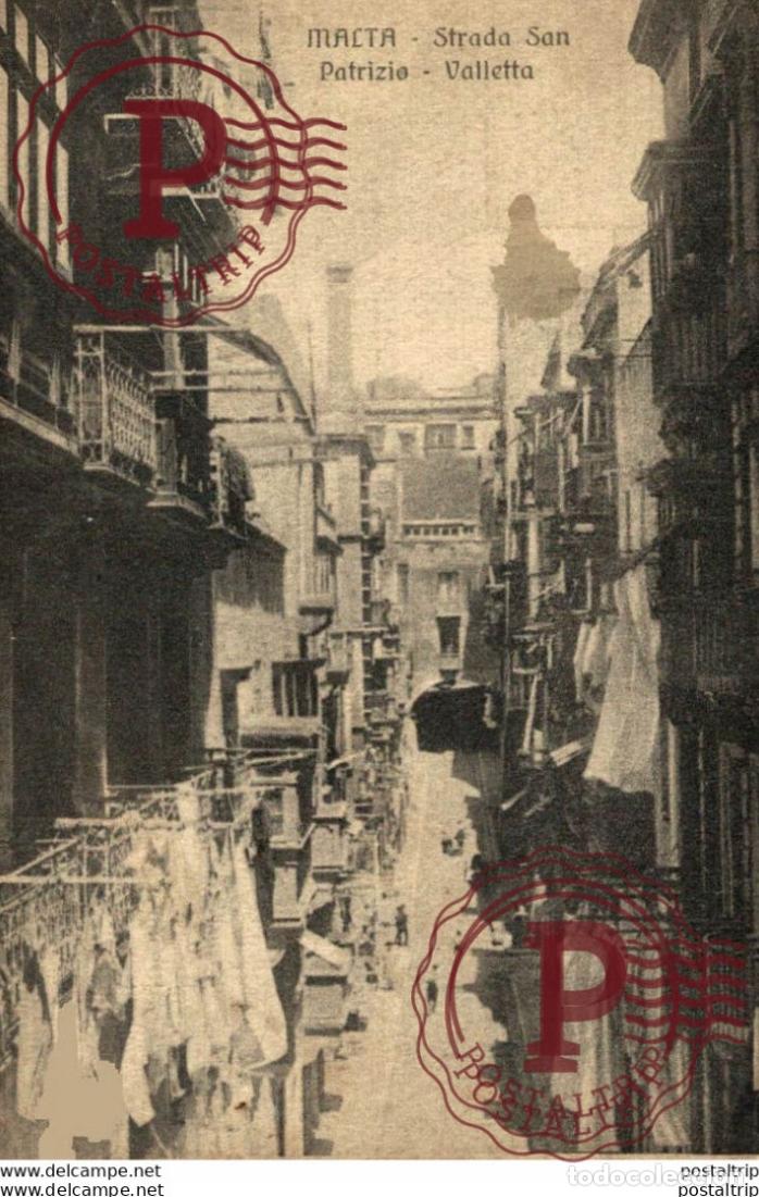 Postales: MALTA, STRADA SAN PATRIZIO, VALLETTA. MALTA.
