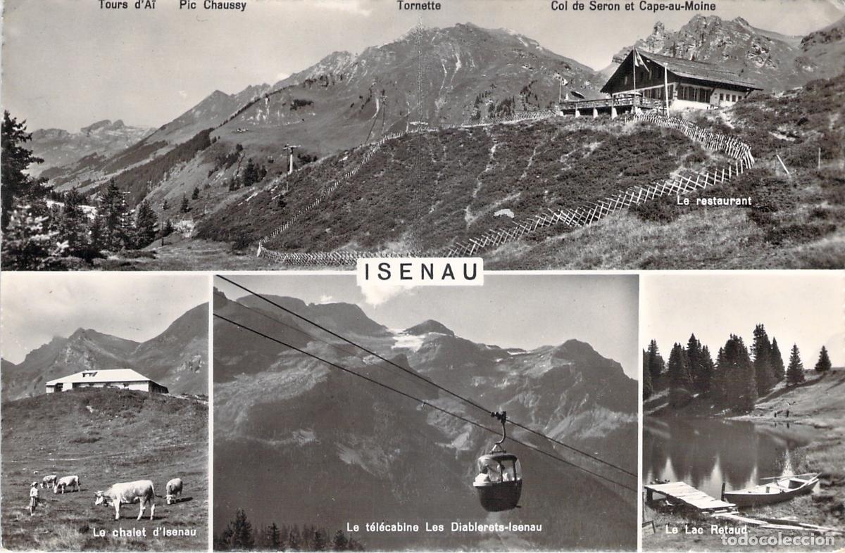 Postales: Postal de los Alpes Suizos en Isenau Les Diablerets