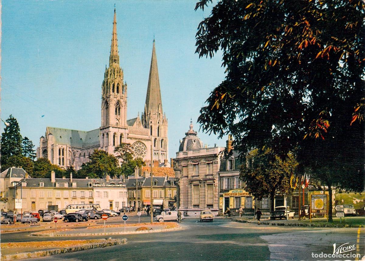 Postales: Postal de la Catedral de Chartres en Francia - Foto 1