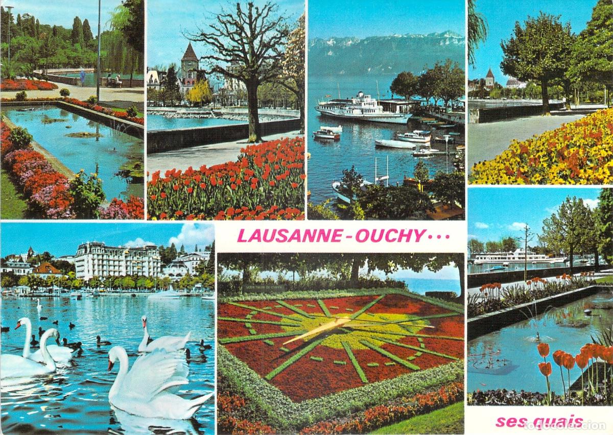 Postales: Postal de Lausanne-Ouchy Suiza